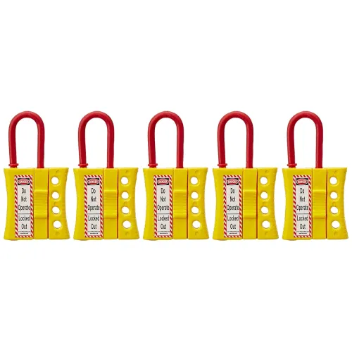 Image of Lockout Device Electric HASP Yellow 
