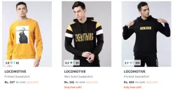  Locomotive Men Fashion Sweatshirt up to 80% Discount  