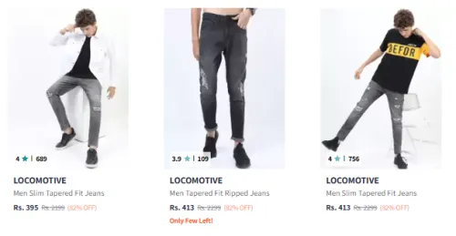 Image of Locomotive Men Jeans Minimum 80% Discount
