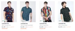 LOCOMOTIVE Men Printed Casual Shirt Starting At ₹149