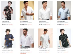 LOCOMOTIVE Mens Casual Shirt starting at ₹124