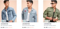 Locomotive Mens jackets Upto 86% Discount