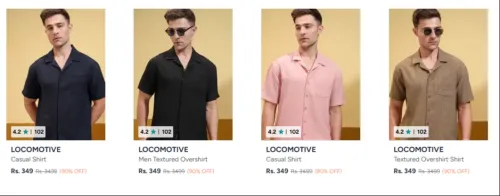 Image of Locomotive Men's Shirts at 90% discount 
