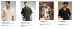 Locomotive Mens Shirts at minimum 80% Discount