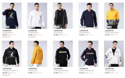 Image of Locomotive Mens Sweatshirt Upto 80% Off