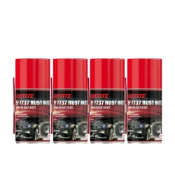LOCTITE SF 7737 Rust Preventative Spray 32g (Pack of 4) | Semi-Drying Oil Type Spray | Cleans, Lubricates & Prevents Rusts | Loosens Rust-Seized Parts | For Nuts, Bolts, Hinges & Joints