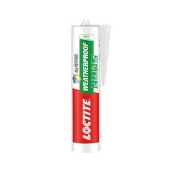 Loctite Weatherproof sealant(White), neutral, indoor & outdoor, ACP, glass