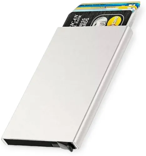 Image of Loggas 6 Card Holder (Set of 1, Silver)