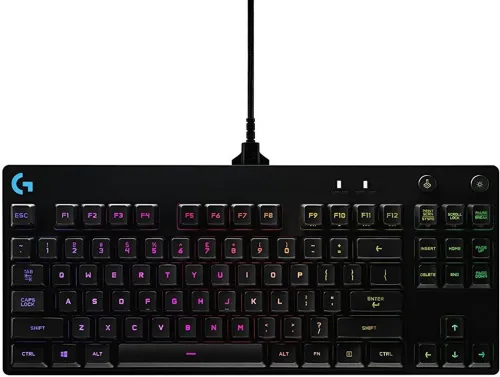 Image of Logitech G Pro / Mechanical, Tenkeyless design, LIGHTSYNC RGB Backlit Keys Wired USB Standard Gaming Keyboard