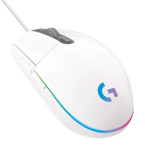 Image of Logitech G102 Light Sync Gaming Mouse, White