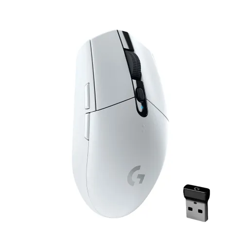 Image of Logitech G304 Lightspeed Wireless Gaming Mouse, White