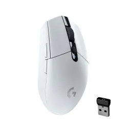 Logitech G304 Lightspeed Wireless Gaming Mouse, White