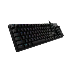 Logitech G512 Mechanical Gaming Keyboard, RGB Lightsync Backlit Keys, GX Brown Tactile Key Switches, Brushed Aluminum Ca