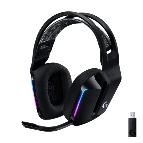 Image of Logitech G733 LIGHTSPEED Wireless RGB Gaming Headset with Mic