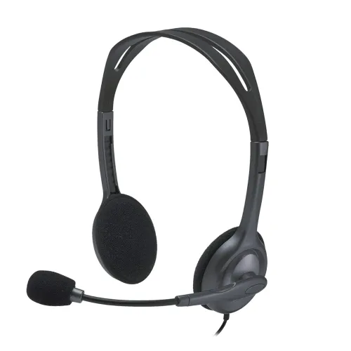 Image of Logitech H111 Wired On Ear Headphones