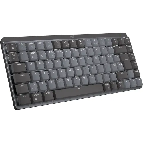 Image of Logitech MX Mechanical Mini Wireless Illuminated Keyboard with Free Adobe Subscription, Linear Switches, Backlit, Blueto