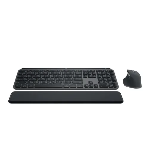 Image of Logitech MX Keys S Combo - Performance Wireless Keyboard and Mouse with Palm Rest, Customisable Illumination, Fast Scrol