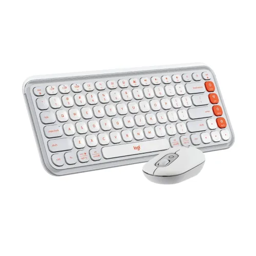 Image of Logitech POP ICON Bluetooth Keyboard Mouse Combo