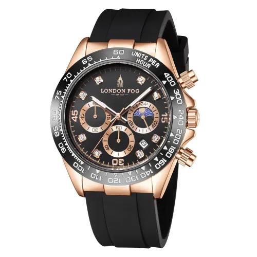 Image of London Fog Bond Collection Analog Quartz Watch for Men with Round Dial