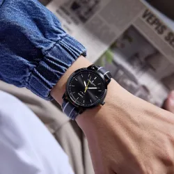 London Fog Kensington Collection Analog Watch for Men with Round Dial