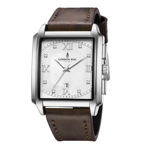 Image of London Fog Mayfair Collection Analog Watch for Men with Square Dial