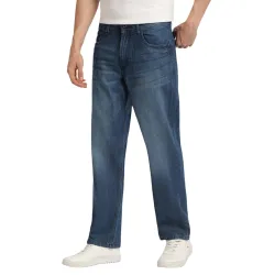 London Hills Mens Relaxed Fit Jeans 