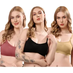 London Hills Womens Cotton Sports Bra