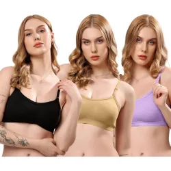 London Hills Womens Cotton Sports Bra