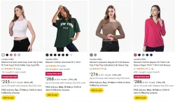 london hills womens crop tops upto 80% off