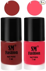 Long Lasting Nail Polish | Set of 2 Jam-Dark Pink