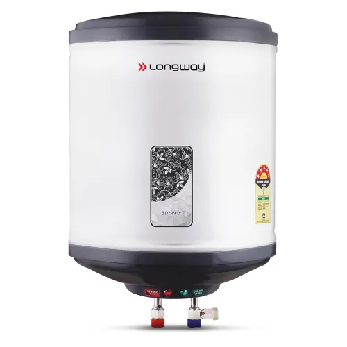 Image of Longway 10 Liters 5 Star Rated Automatic Storage Water Heater for Home | Water Geyser | Electric Geyser with Multiple Sa