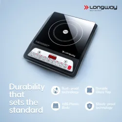 Longway 2000 W Induction Cooktop Push Button