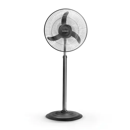 Image of LONGWAY Bolt Black Pedestal Fan, P1 400 mm, Ultra High Speed, 