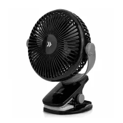 LONGWAY Clipzy Portable Rechargeable Clip Fan with 360° Rotation