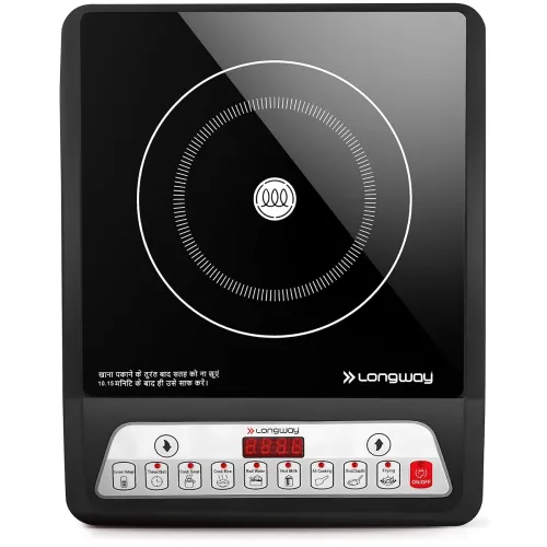Image of Longway Elite Plus IC 2000 Watt Induction Cooktop With 8 Cooking Mode & BIS Approved 