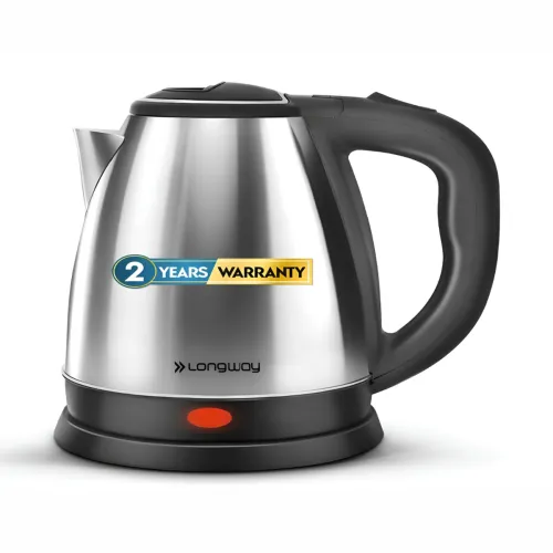 Image of Longway Kestro Silver-Toned Electric Kettle 2L