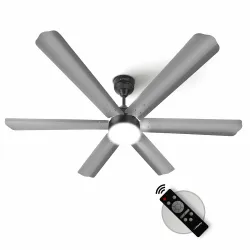 Longway Luminair 1200 mm BLDC Ceiling Fan with Remote Control & LED Light|BEE 5 Star Rated Energy Efficient|Ultra High S