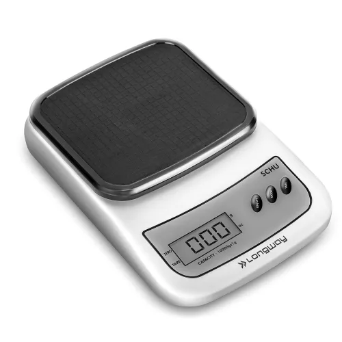 Image of Longway LWKWS01 Multipurpose Portable Digital Kitchen Weighing Scale |Weight Machine With Back Light LCD Display | 2 Yea