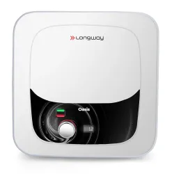 Longway Oasis Gigi 25 Ltr 5 Star Rated Storage Water Heater for Home | Advanced Multi-Layered Safety | Anti-Rust Coating | Glassline Coated Tank | Suitable for Hard Water & High-Rise Buildin...