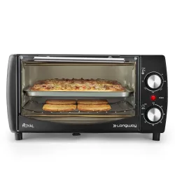 Longway Royal OTG 12 Ltr Oven Toaster Griller with Heating Modes | Temperature Timer Control for Baking Pizza, Cake, Gri