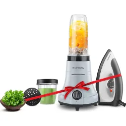 Longway Sage 500 Watt Juicer Mixer Grinder with 2 Jars for Grinding, Mixing, Juicing with Powerful Motor & Kwid 1100 Wat