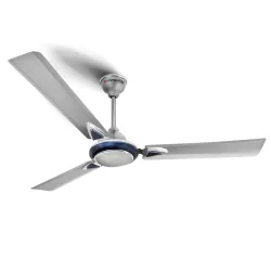 LONGWAY Starlite-1 P1 1200 mm/48 inch Ultra High Speed 3 Blade Anti-Dust Decorative Star Rated Ceiling Fan (Silver Blue,