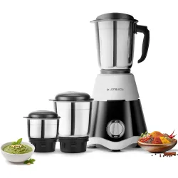 Longway Super Dlx Mixer Grinder | 500 Watt Powerful Motor | 3 Jars for Grinding, Mixing, Juicing | 2 Year Warranty (Blac