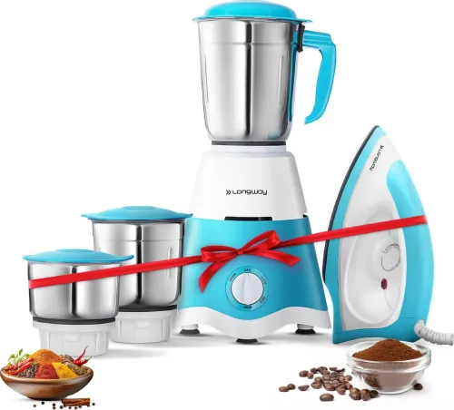 Image of Longway Super Dlx 700W Juicer Mixer Grinder (3 Jars) 