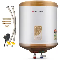 Longway Superb 15 Liters 5 Star Rated Automatic Storage Water Heater for Home