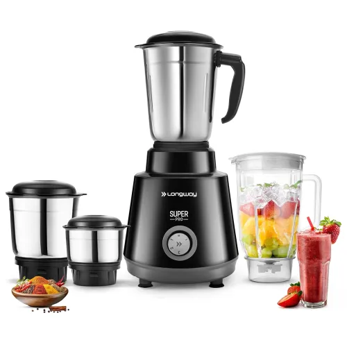 Image of Longway Super Pro 750W Juicer Mixer Grinder (4 Jars) 