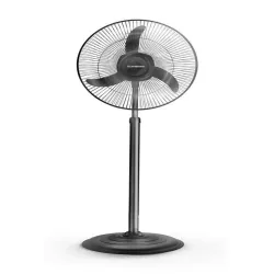 Longway Black Ultra High Speed Decorative Pedestal Fan