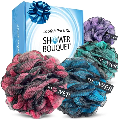 Image of Loofah-Charcoal Bath-Sponge po4