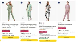LookMark Pyjama Sets at minimum 86% Discount