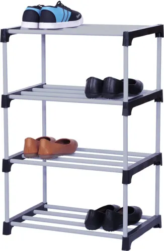 Image of LOOKNSNAP Premium Metal, Plastic Shoe Stand 